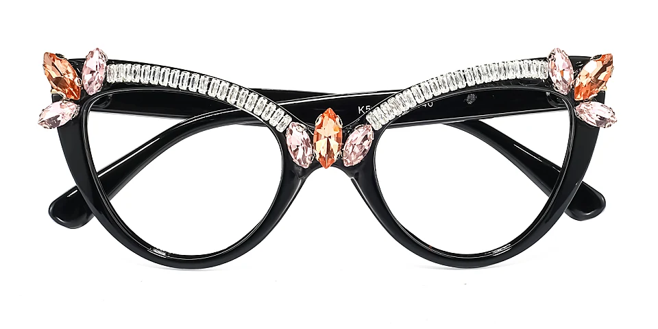 Scarlette black   Plastic  Eyeglasses