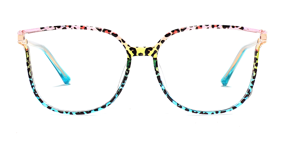 Josiah pink blue leopard   Plastic  Eyeglasses
