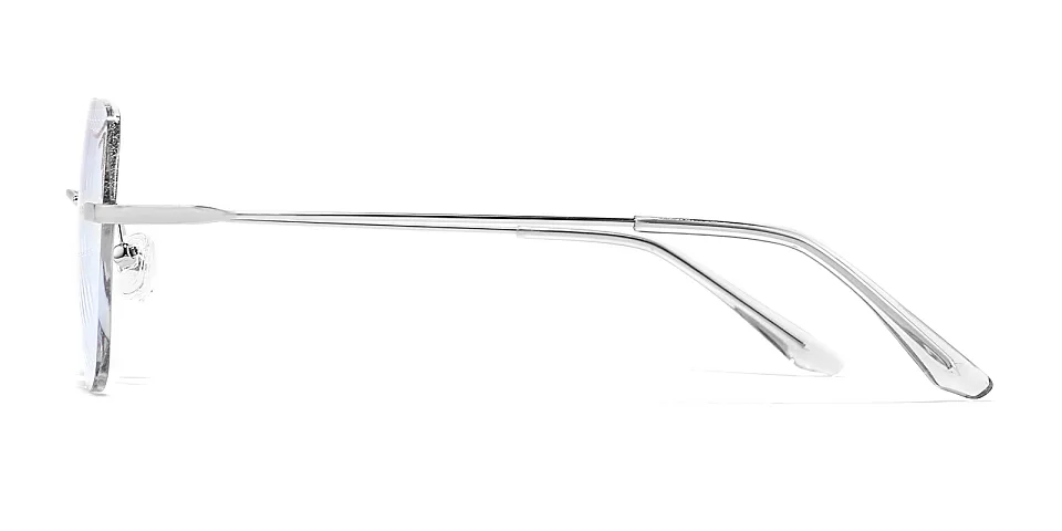 Bliss silver   Metal  Eyeglasses