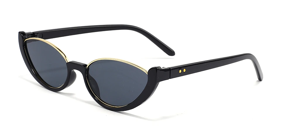 Paisley black   Plastic  Sunglasses