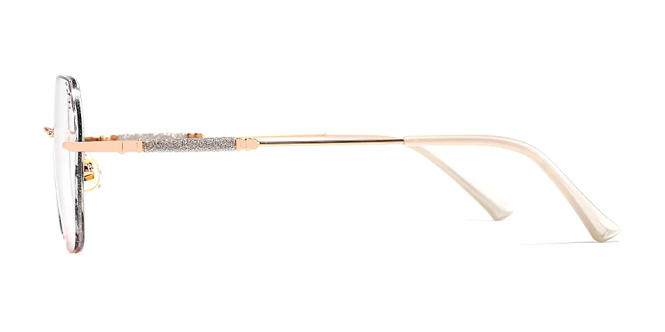 Laec black pink   Metal  Eyeglasses