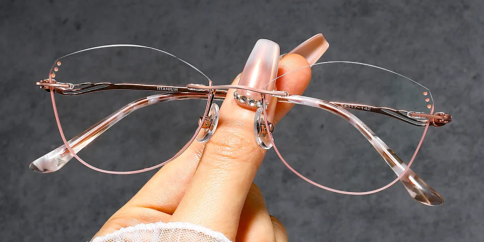 Shiloh rose gold   Titanium  Eyeglasses