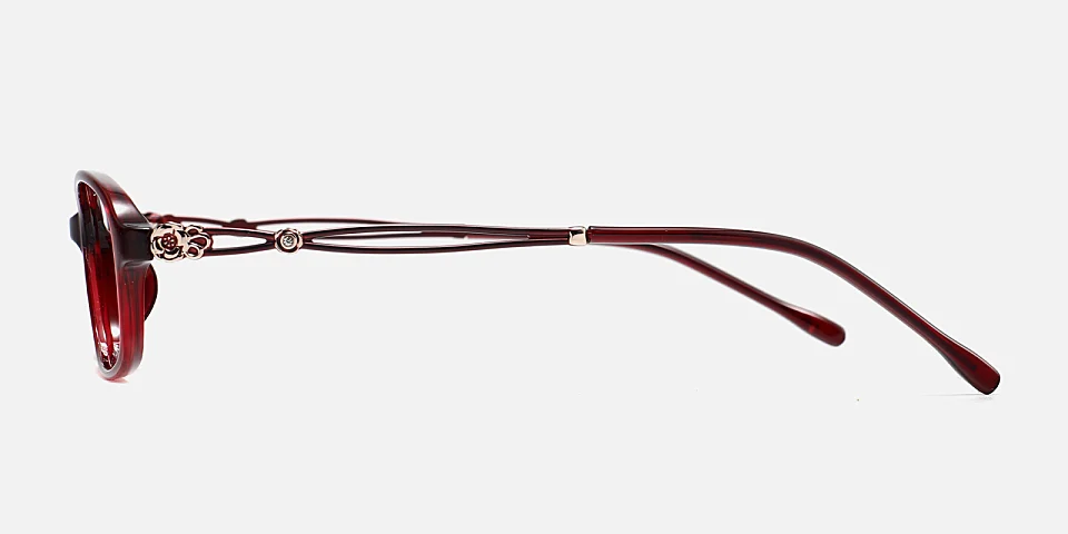 Rosiel red   Plastic  Eyeglasses