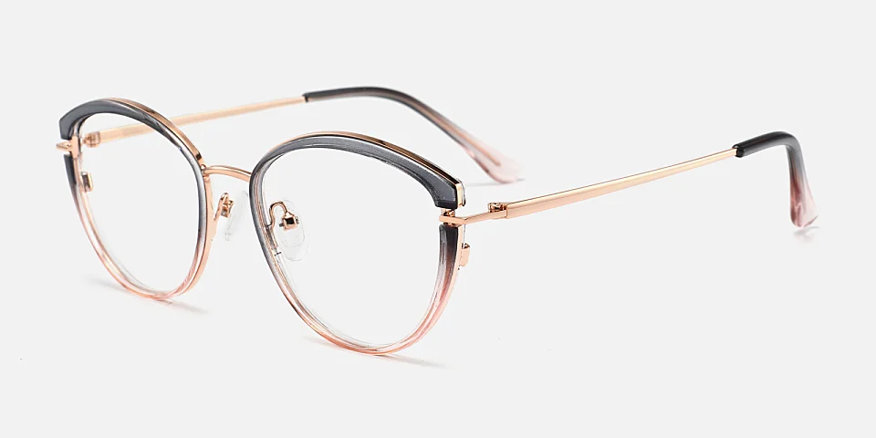 Saga grey pink   Plastic  Eyeglasses