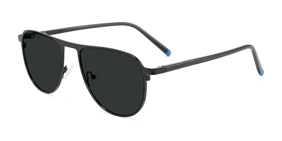 Hamid black   Metal  Sunglasses