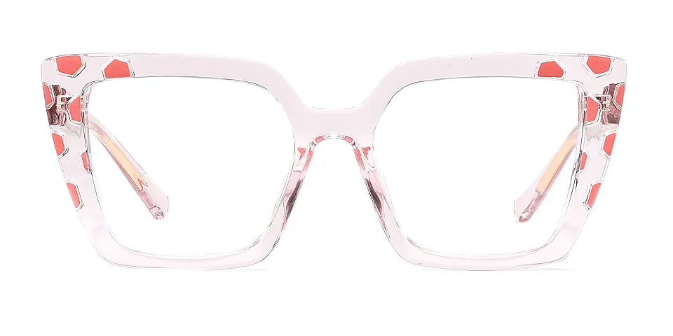 Anci clear pink   Plastic  Eyeglasses