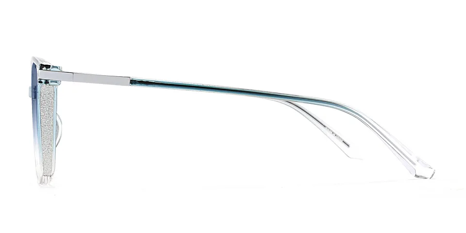 Aysun celadon clear   Plastic  Sunglasses