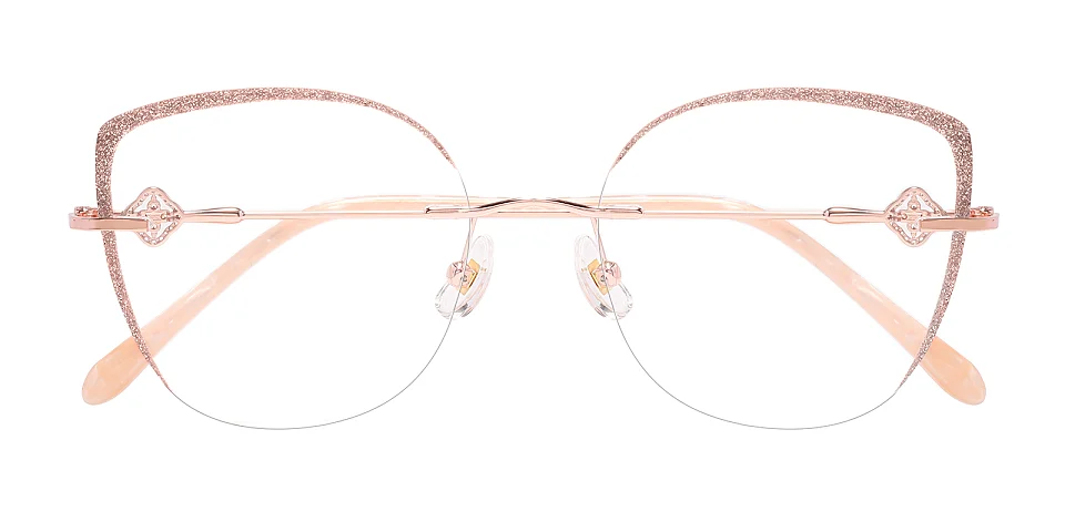 Shahlaa rose gold   Metal  Eyeglasses