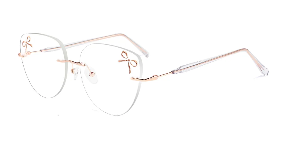 Sunniva rose gold   Metal  Eyeglasses