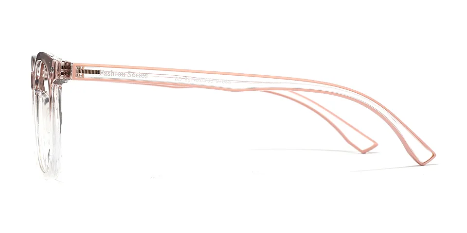 Maleah pink clear   Plastic  Eyeglasses