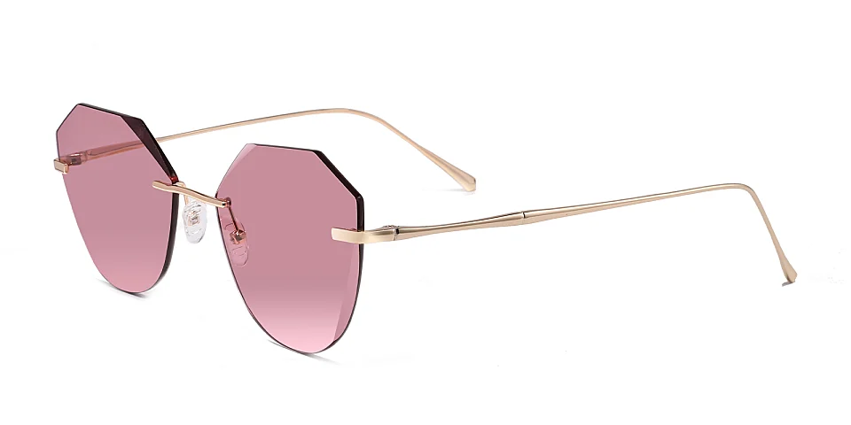 Raya gold   Metal  Sunglasses