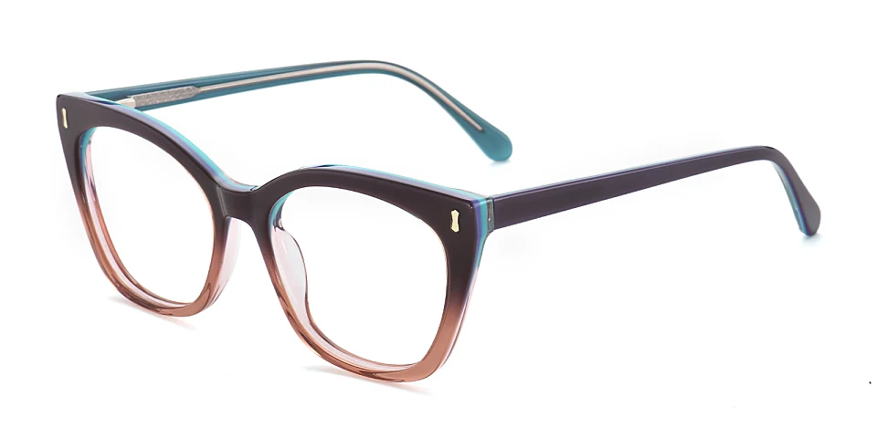 Honor purple brown   Acetate  Eyeglasses