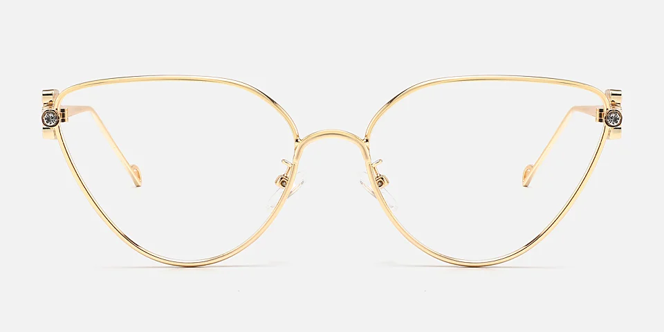 Alder gold   Metal  Eyeglasses