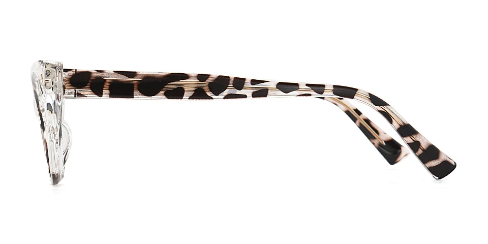 Emelia clear petal tortoise   Plastic  Eyeglasses