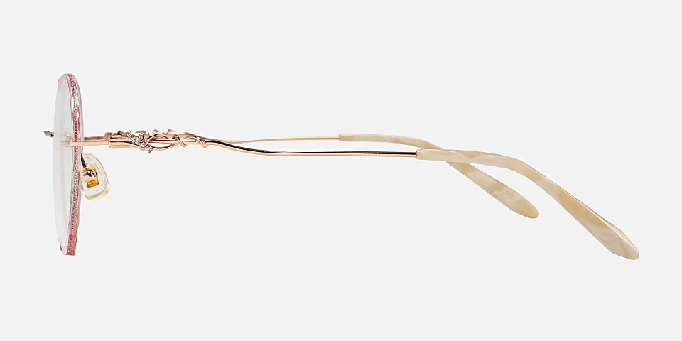 Apple pink   Metal  Eyeglasses