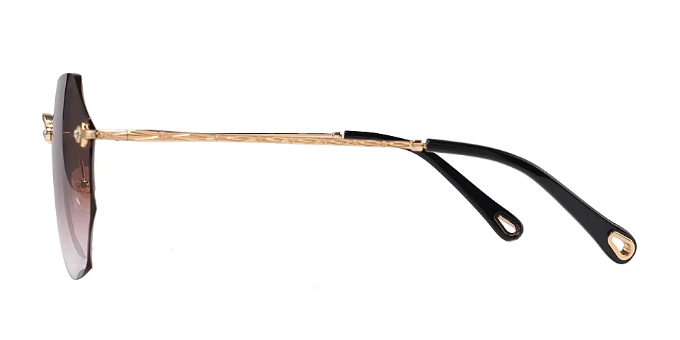 Luna gold   Plastic  Sunglasses