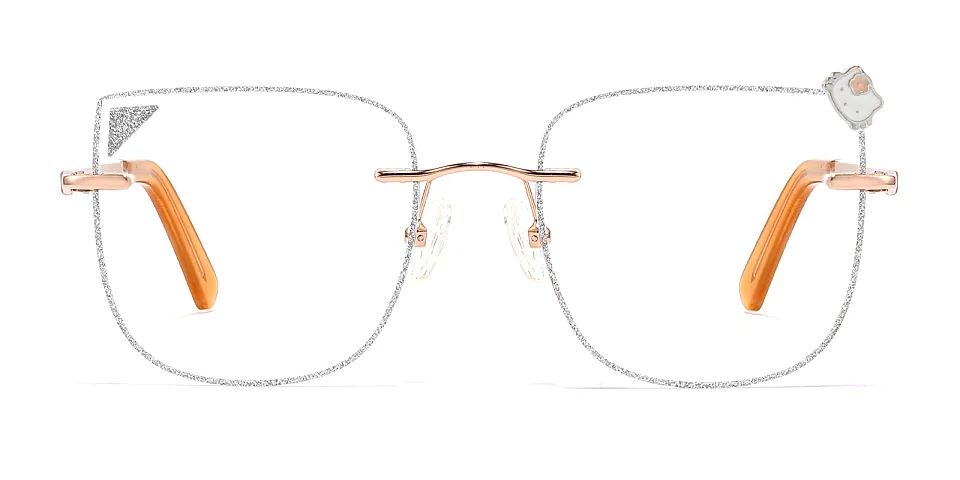 Duffy silver   Metal  Eyeglasses