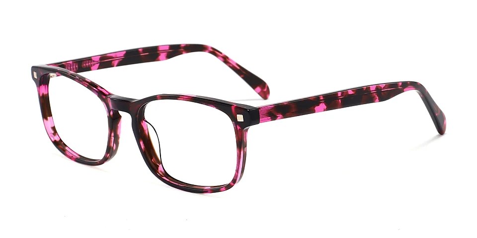 Elara purple tortoise   Acetate  Eyeglasses