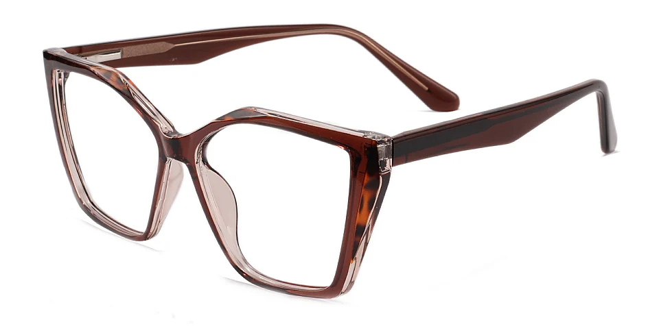 Babe brown   Plastic  Eyeglasses