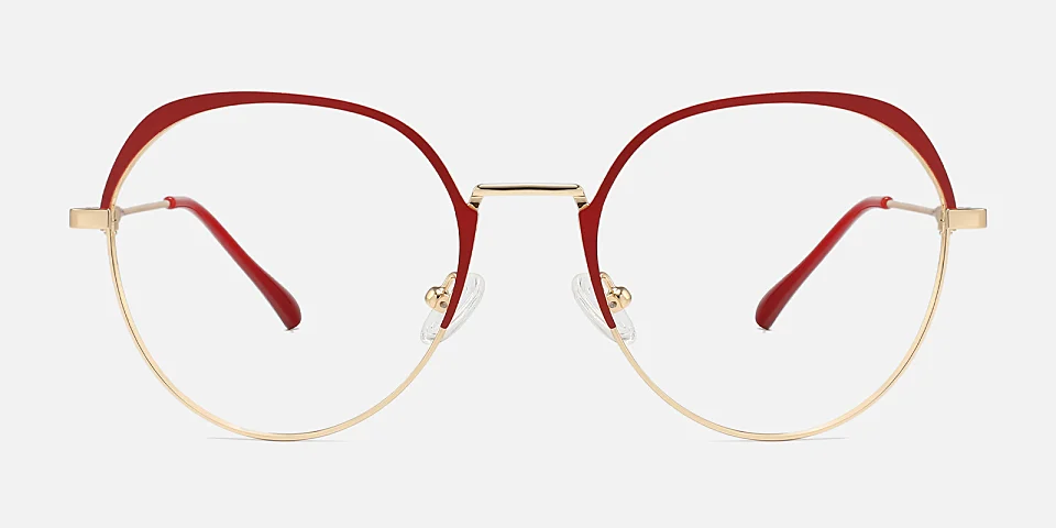 Bellamy red gold   Metal  Eyeglasses