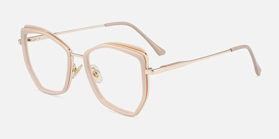 Nyra pink   Plastic  Eyeglasses