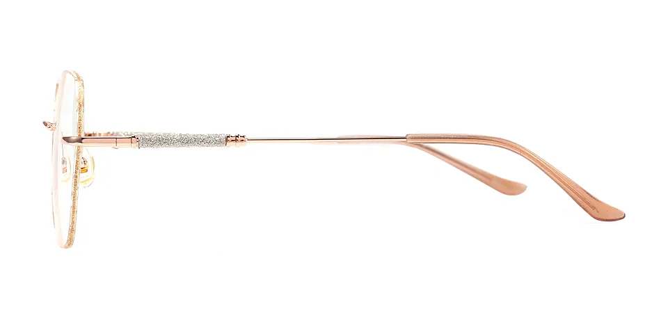 Gem gold champagne   Metal  Eyeglasses