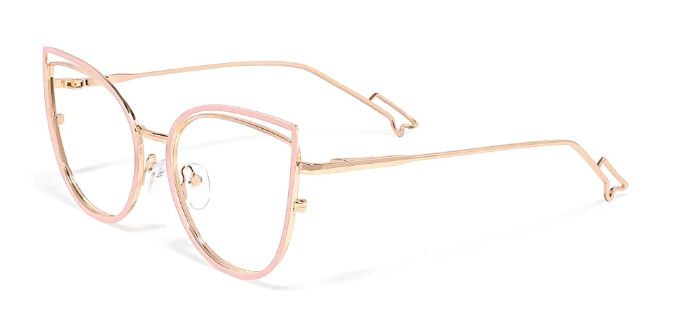 Romy pink   Metal  Eyeglasses