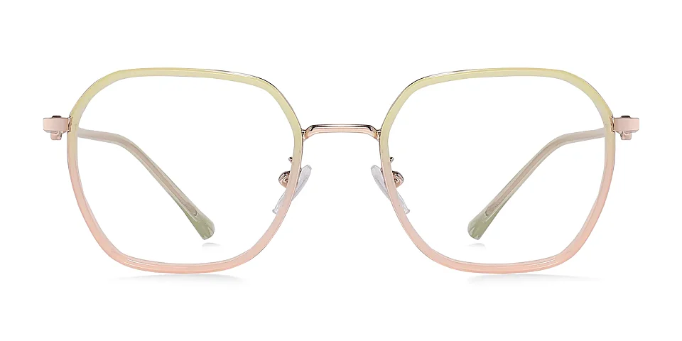 Amore green pink   Plastic  Eyeglasses