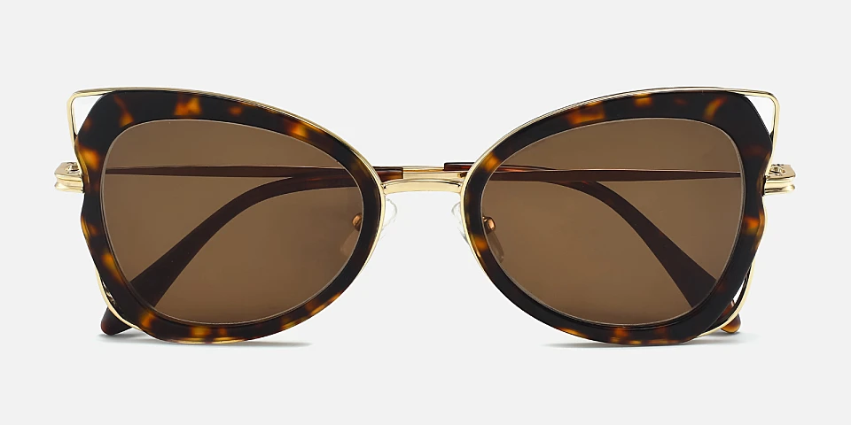 Robecca warm tortoise   Acetate  Sunglasses