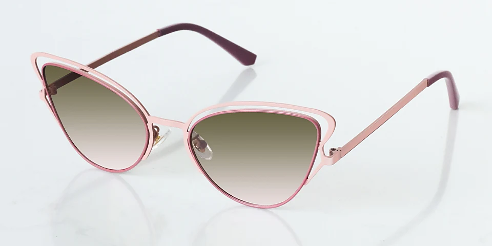 Coralie pink   Metal  Sunglasses