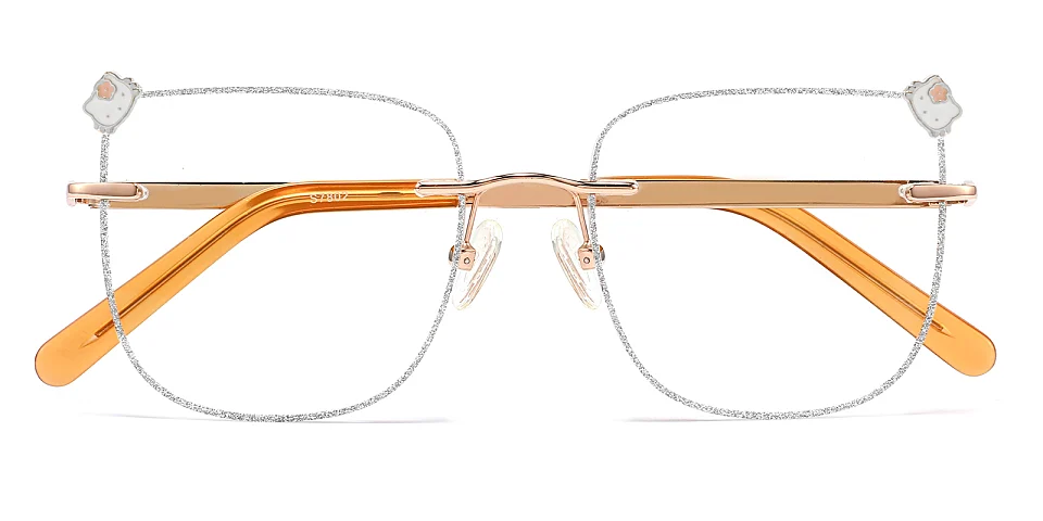 Duffy silver   Metal  Eyeglasses