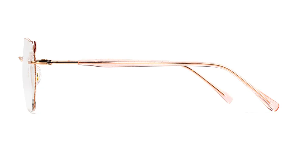 Cat rose gold   Metal  Eyeglasses