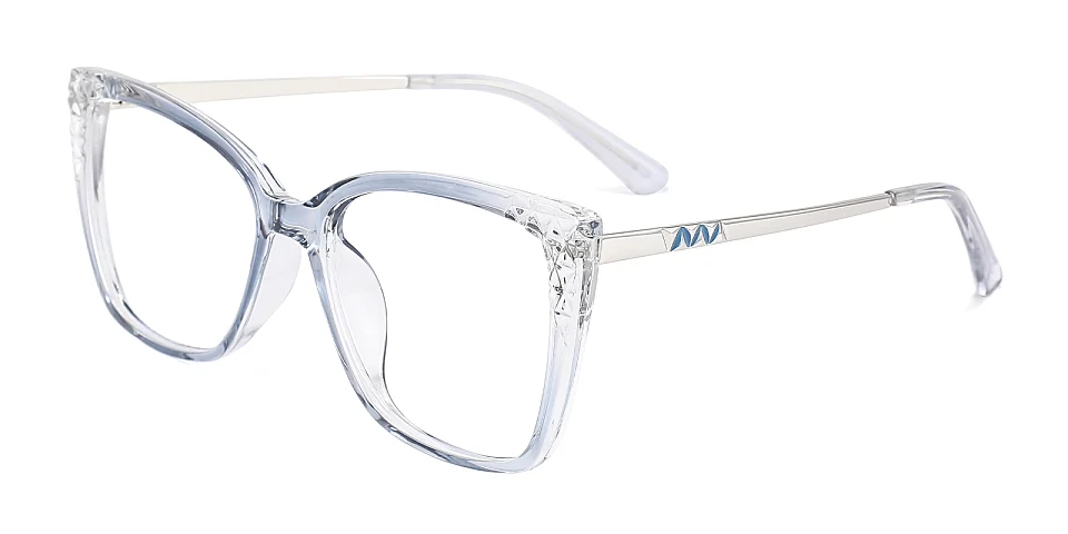 Monie clear blue   TR90  Eyeglasses