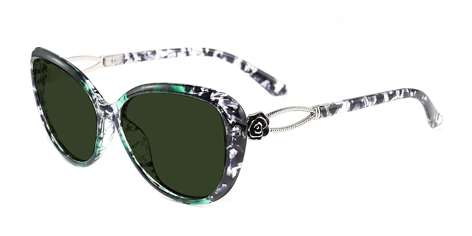 Kelley green tortoise   Plastic  Sunglasses