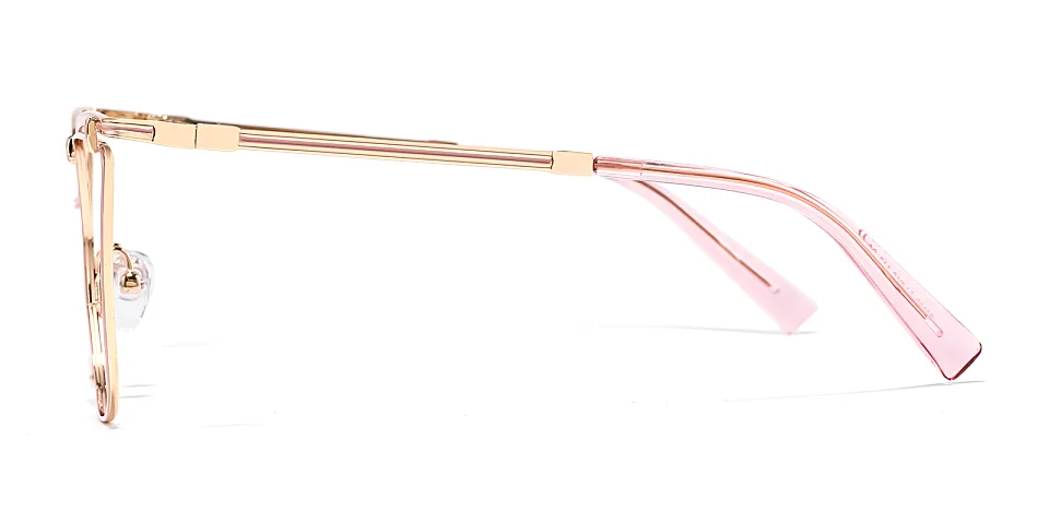Dafne pink   Metal  Eyeglasses