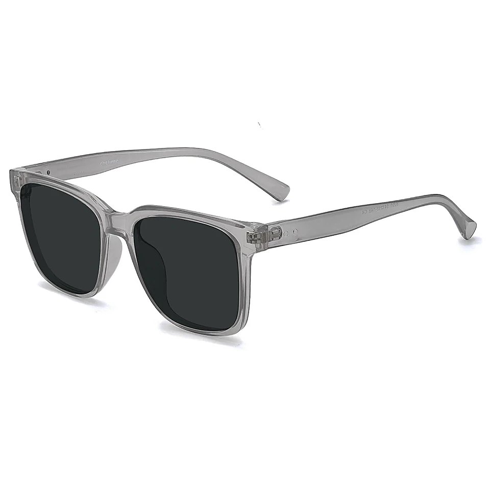 Luke Grey Square Sunglasses | CliCliMe.com