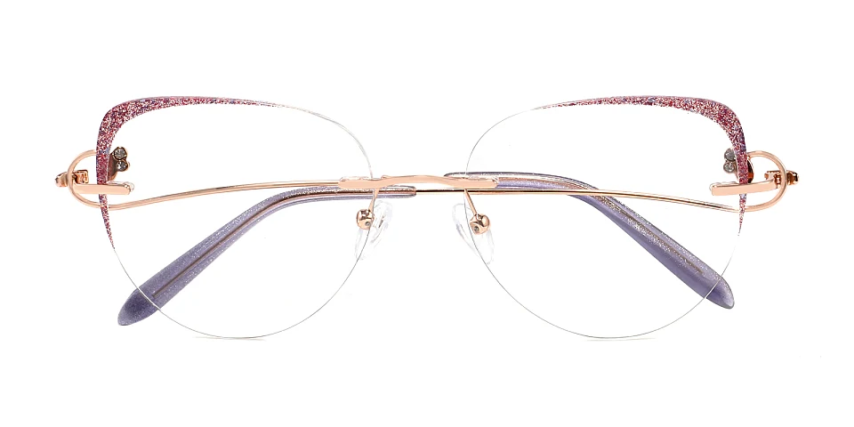 Freya rose gold   Metal  Eyeglasses