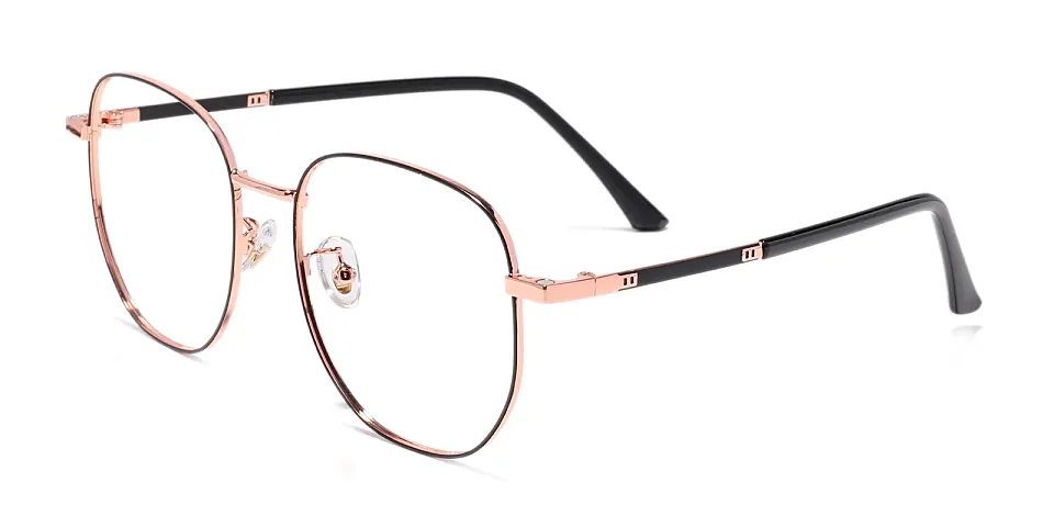 Wensley black gold   Metal  Eyeglasses
