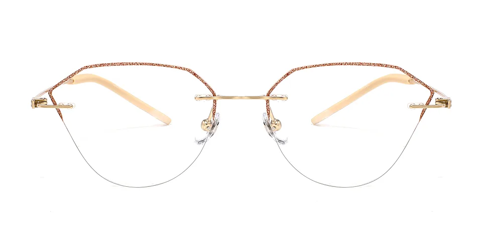Haelia rose gold   Titanium  Eyeglasses