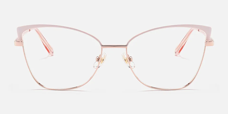 Frankie pink rose gold   Metal  Eyeglasses