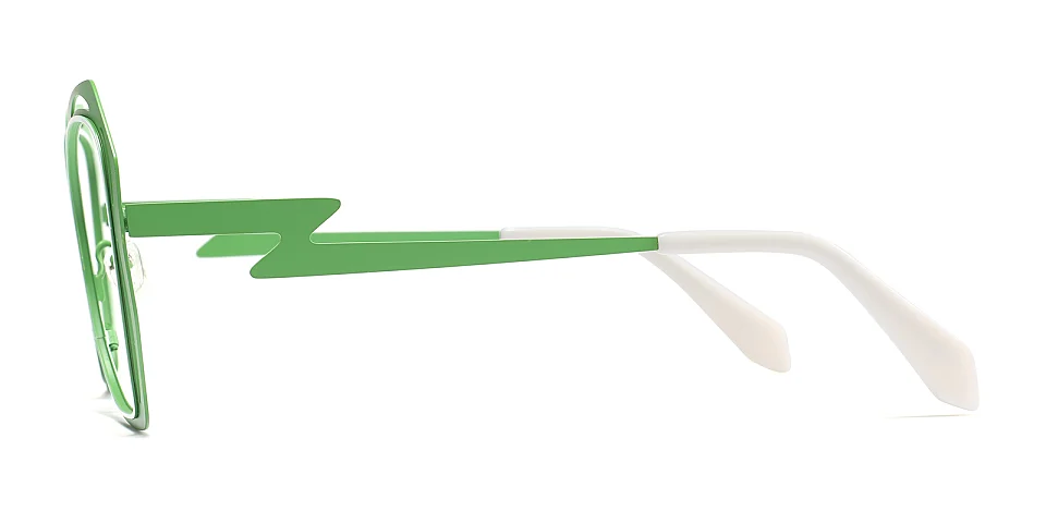 Emilee green white   Metal  Eyeglasses