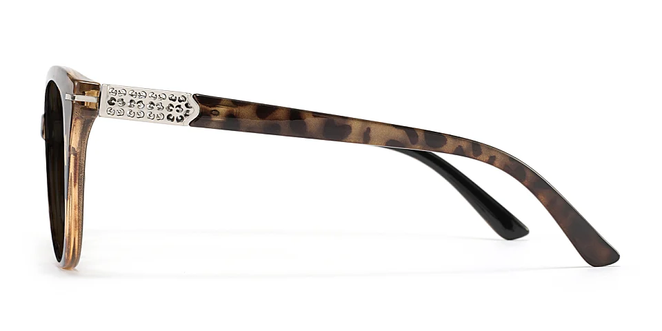 Xenia brown tortoise   TR90  Sunglasses