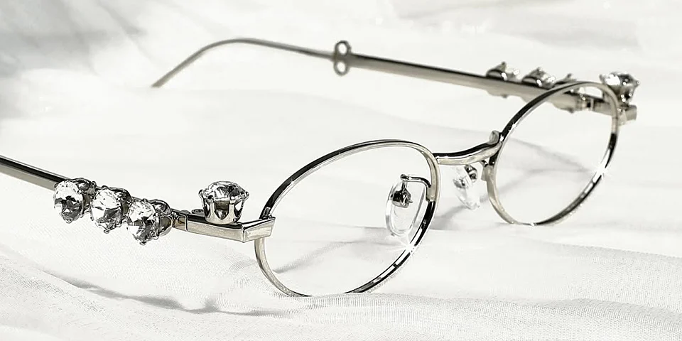 Maisie silver   Metal  Eyeglasses