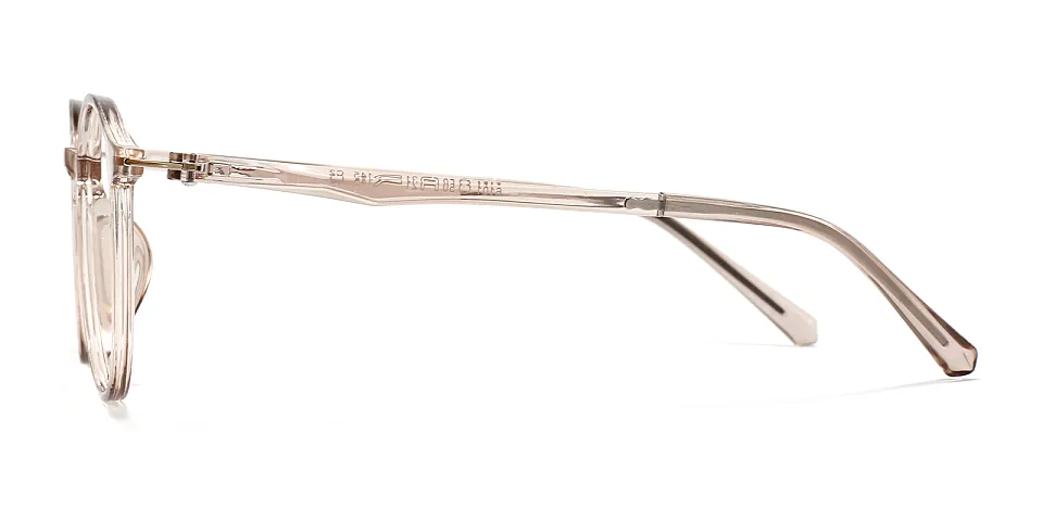 Teagan champagne   Plastic  Eyeglasses