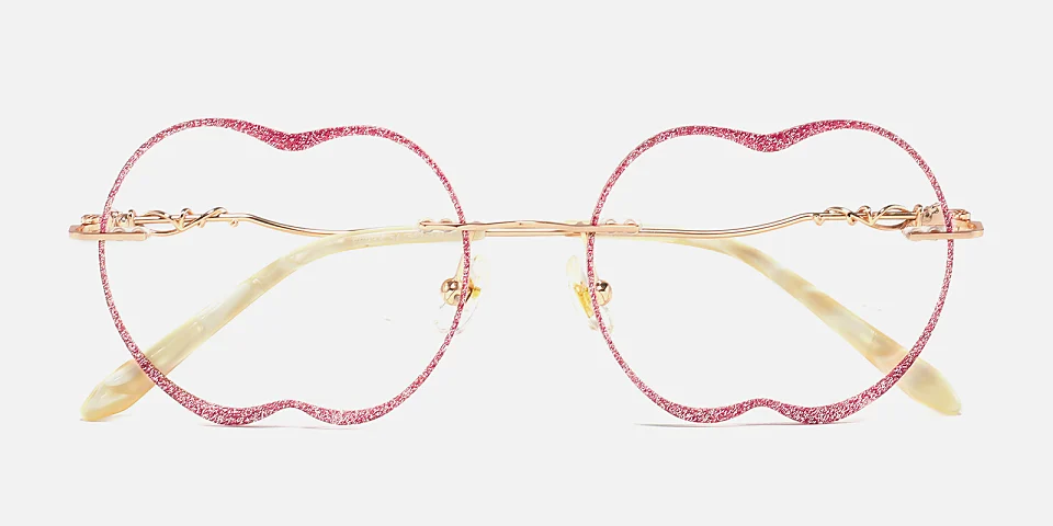 Apple pink   Metal  Eyeglasses