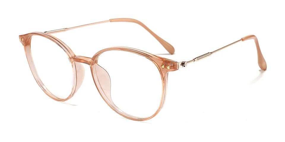 Leona champagne   Plastic  Eyeglasses