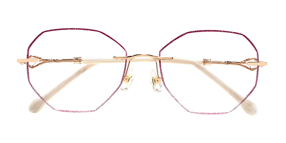Selene purple pink   Metal  Eyeglasses