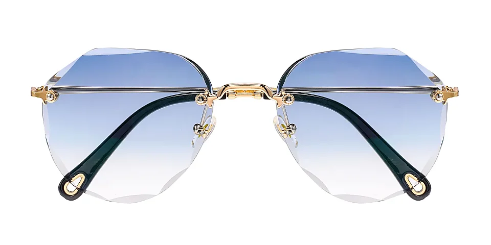 Summer gold   Plastic  Sunglasses