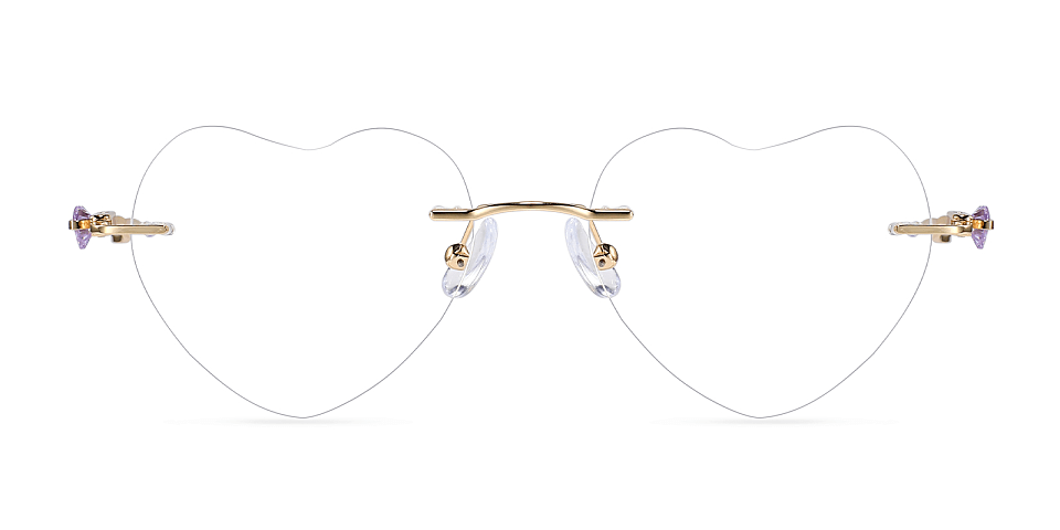 Cherish purple   Metal  Eyeglasses