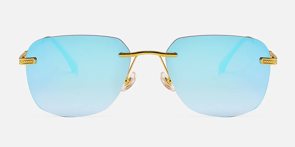 Saskia mirrored blue   Metal  Sunglasses